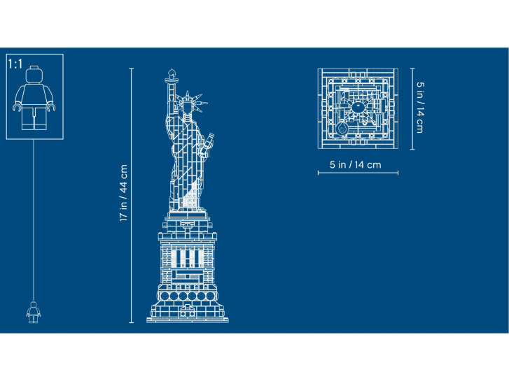 21042 Lego Architecture – Socha slobody