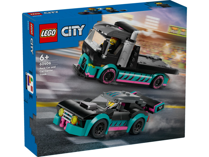 60406 Lego City – Kamión s pretekárskym autom