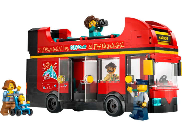 60407 Lego City – Červený dvojposchodový vyhliadkový autobus