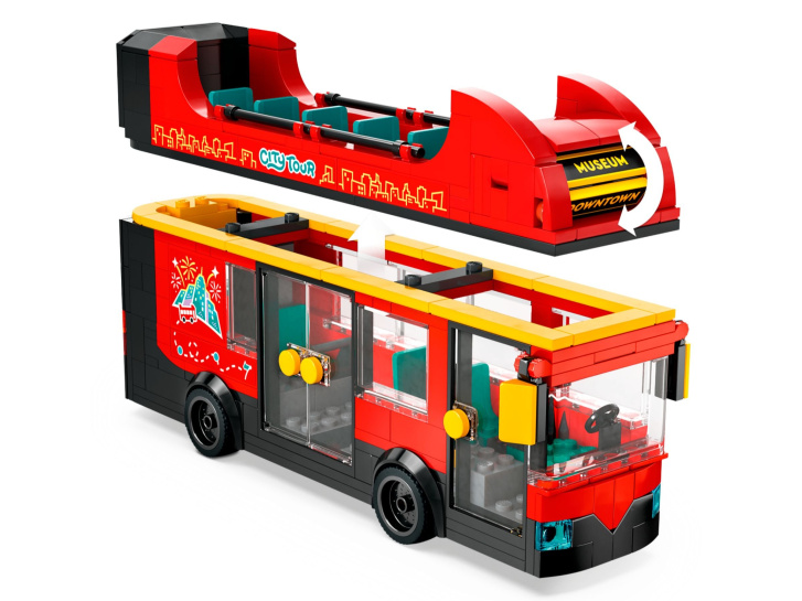 60407 Lego City – Červený dvojposchodový vyhliadkový autobus