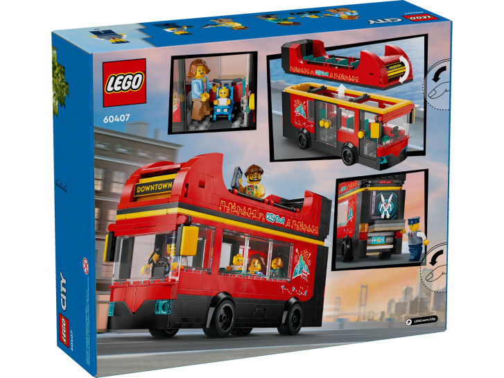 60407 Lego City – Červený dvojposchodový vyhliadkový autobus