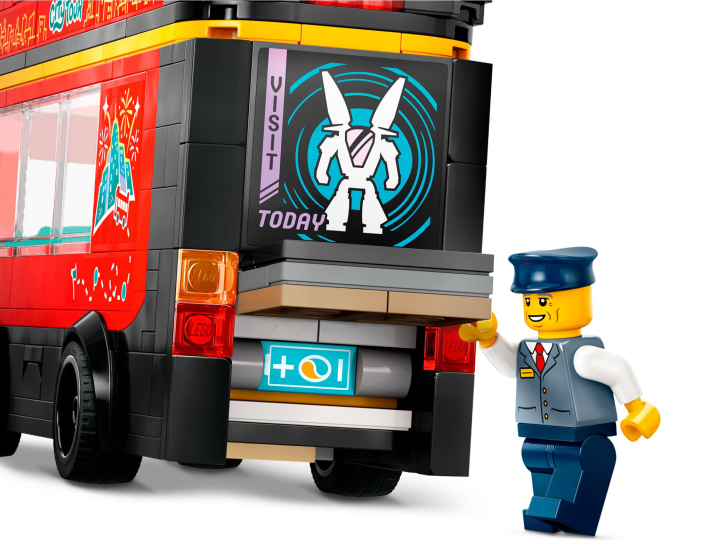 60407 Lego City – Červený dvojposchodový vyhliadkový autobus