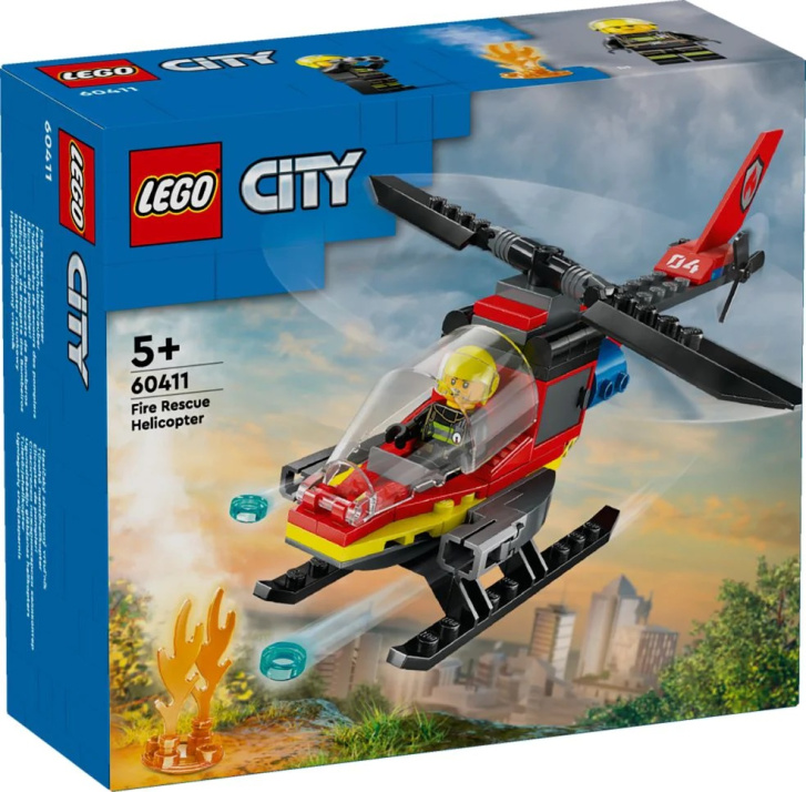 60411 Lego City – Hasičský záchranný vrtuľník