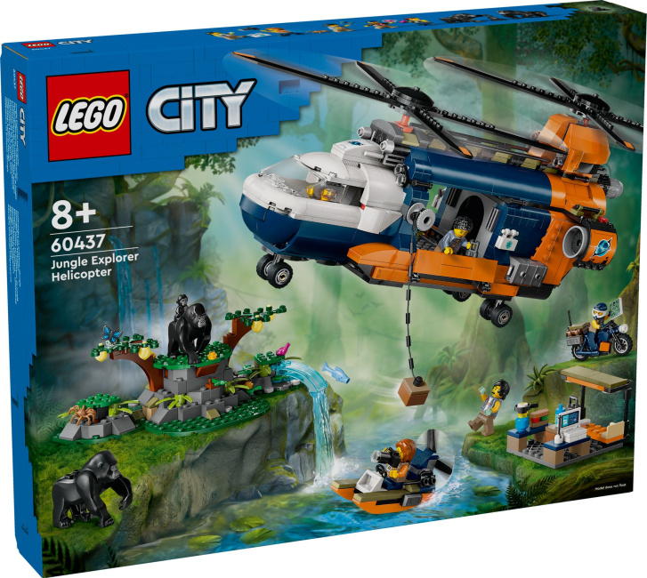 60437 Lego City – Helikoptéra na prieskum džungle v základnom tábore