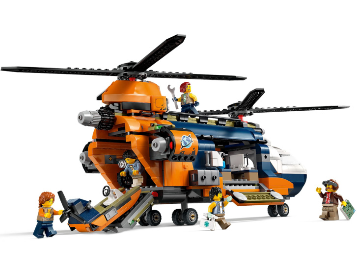 60437 Lego City – Helikoptéra na prieskum džungle v základnom tábore