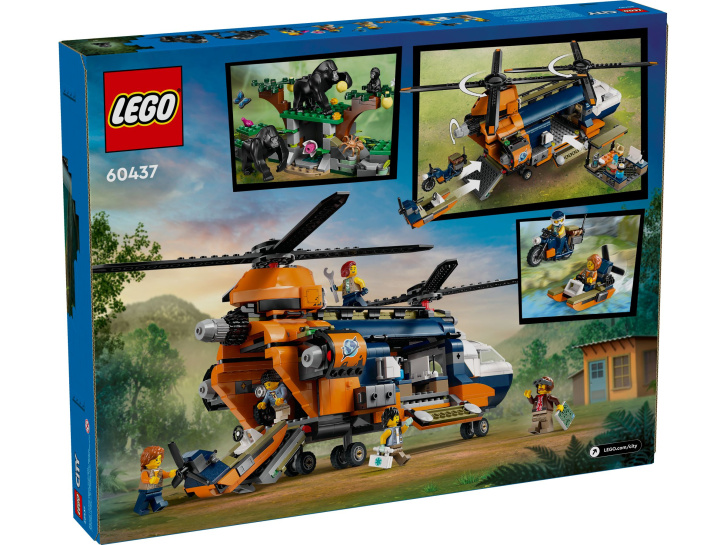 60437 Lego City – Helikoptéra na prieskum džungle v základnom tábore
