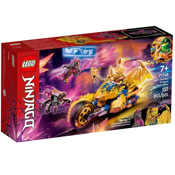 71768 Lego Ninjago- Jayova zlatá Dračia motorka