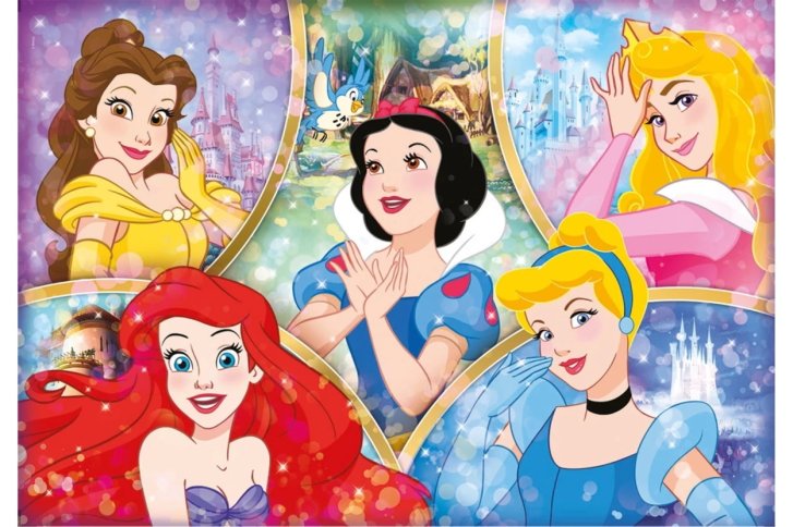Puzzle 180 – Disney Princezné