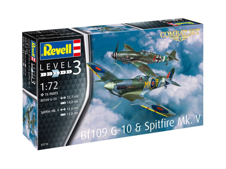 Revell – Bf109 G-10 a Spitfire Mk.V