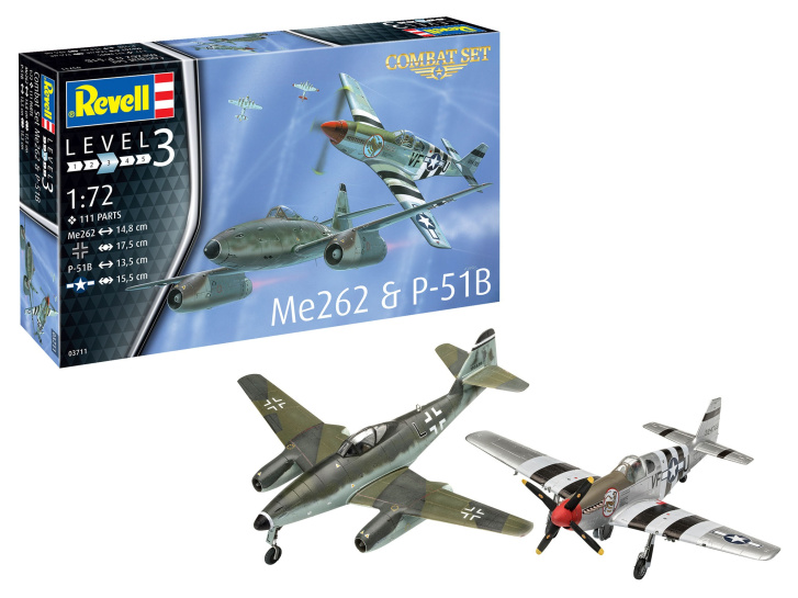 Revell – Me262 a P-51B 1:72