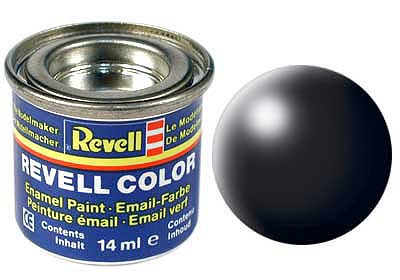 Revell - Farba čierna lesklá hodvábna