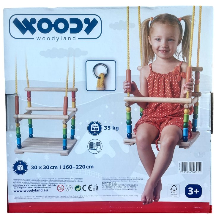 Woody - Drevená hojdačka