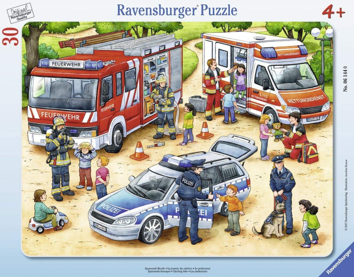 Puzzle 30 - Záchranárske vozidlá