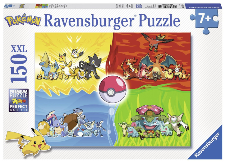 Puzzle 150 – Typy pokémonov