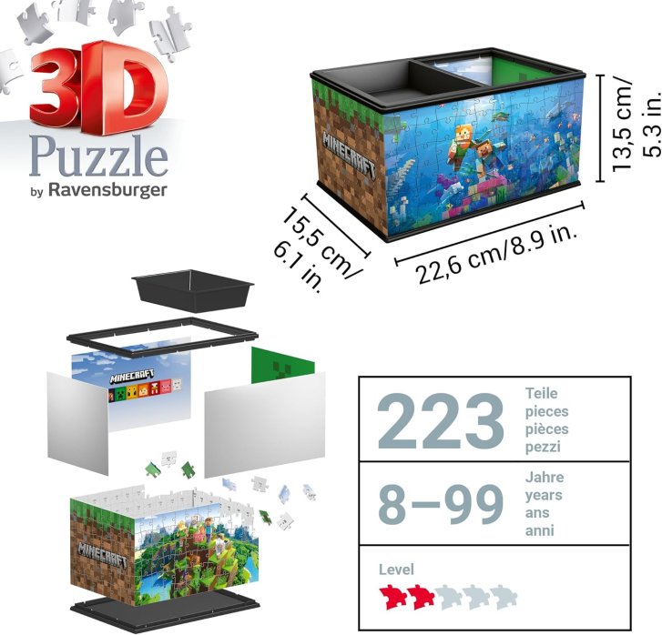 3D Puzzle - Minecraft