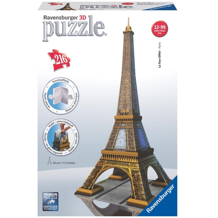 3D Puzzle - Eiffelova veža