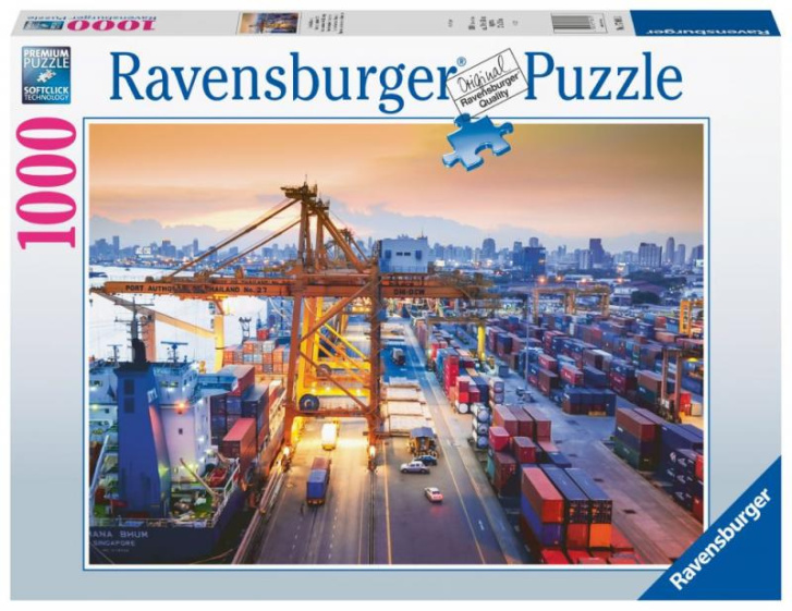 Puzzle 1000 – Prístav v Hamburgu