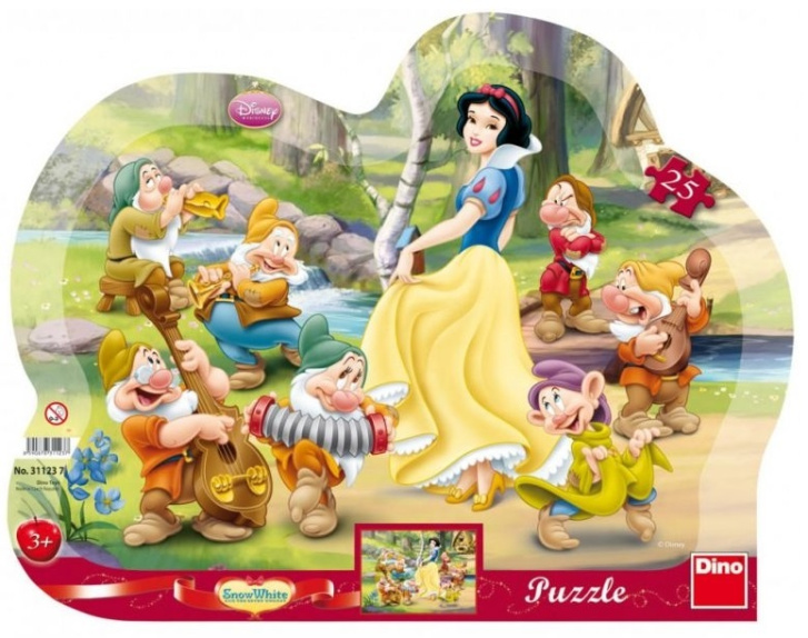Puzzle 25 – Snehulienka a 7 trpaslíkov