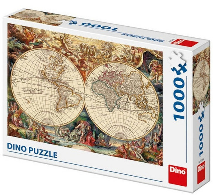 Puzzle 1000 – Historická mapa