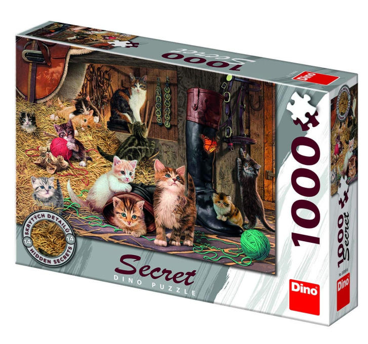 Puzzle 1000 - Mačiatka