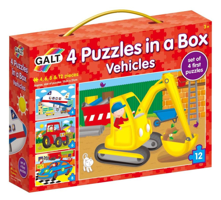 Puzzle 4v1 - Dopravné prostriedky