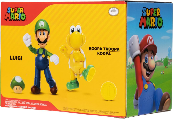 Super Mario – Figúrky Luigi a Koopa Troopa