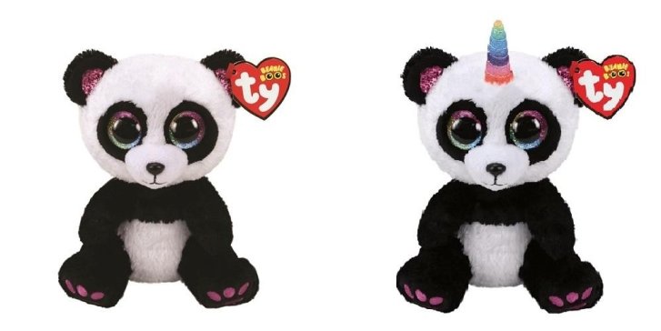 TY Beanie Boos - Plyšová panda 15 cm
