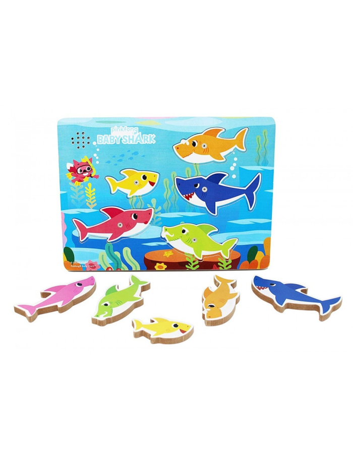 Baby Shark -  Drevené puzzle