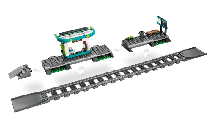 60423 Lego City – Električka a zastávka v centre mesta