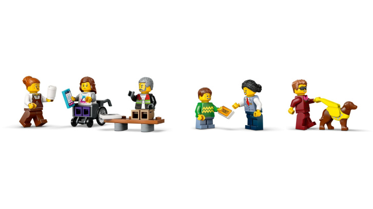60423 Lego City – Električka a zastávka v centre mesta
