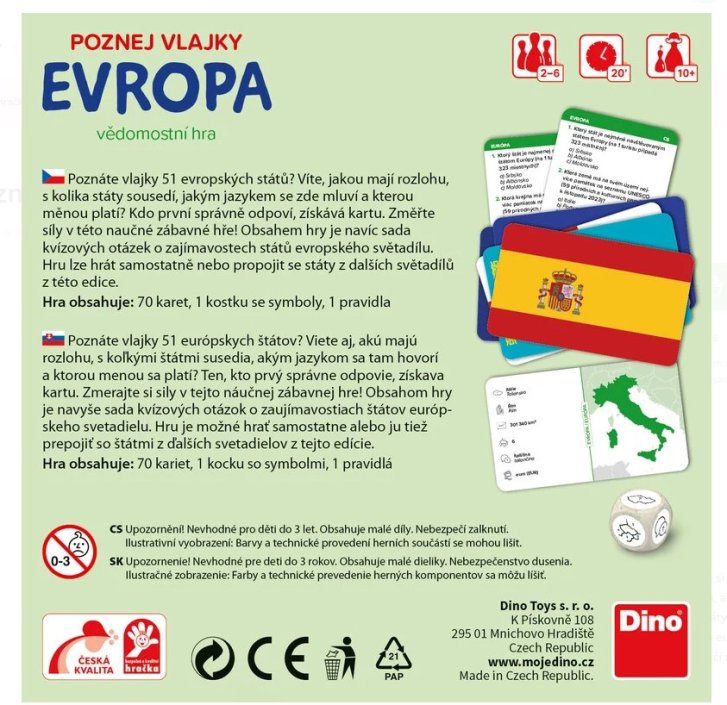 Poznaj Vlajky – Európa