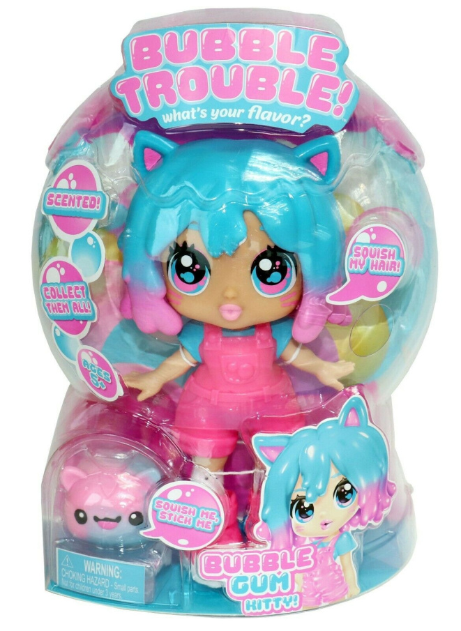 Bubble Trouble - Bubblegum Kitty Bábika