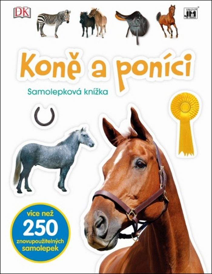 Knižka so samolepkami – Kone a poníky