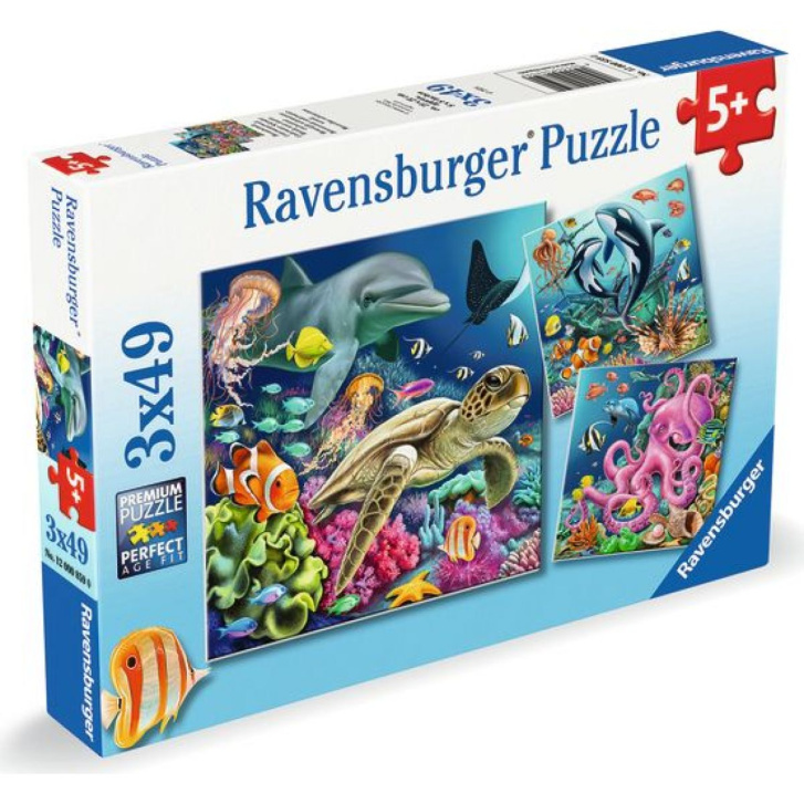 Puzzle 3x49 – Život pod vodou