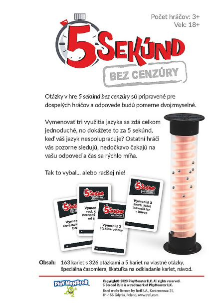 Hra - 5 Sekúnd bez cenzúry