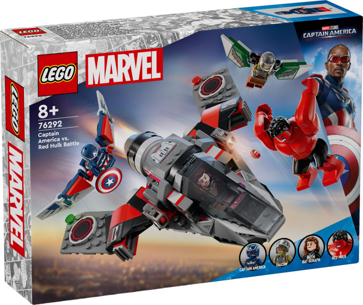 76292 Lego Marvel – Súboj: Kapitán Amerika vs. Red Hulk