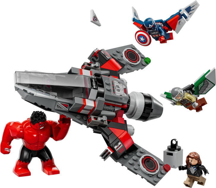 76292 Lego Marvel – Súboj: Kapitán Amerika vs. Red Hulk