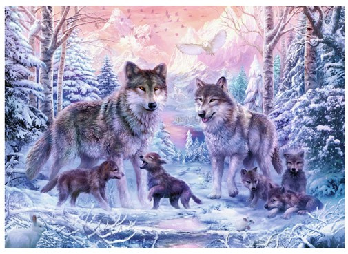 Puzzle 1000 – Arktickí vlci