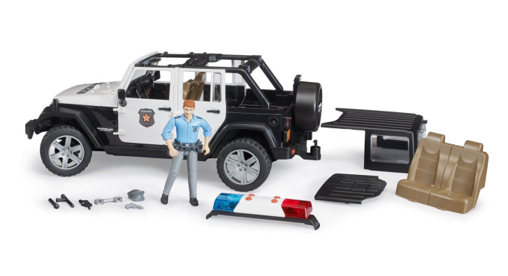 Bruder – Policajný Jeep Wrangler Rubicon
