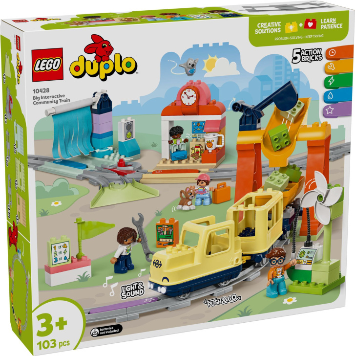 10428 Lego Duplo – Veľký interaktívny komunitný vláčik