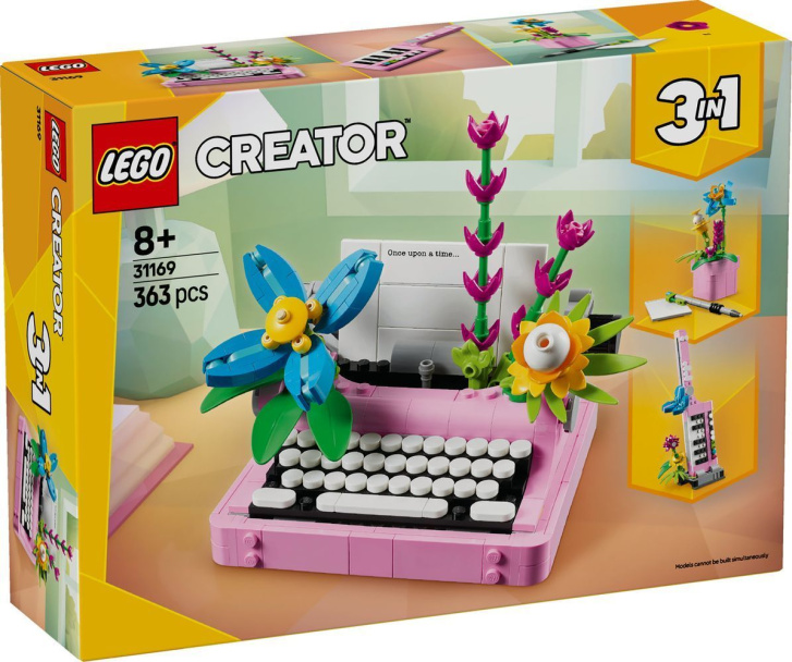 31169 Lego Creator – Písací stroj s kvetmi