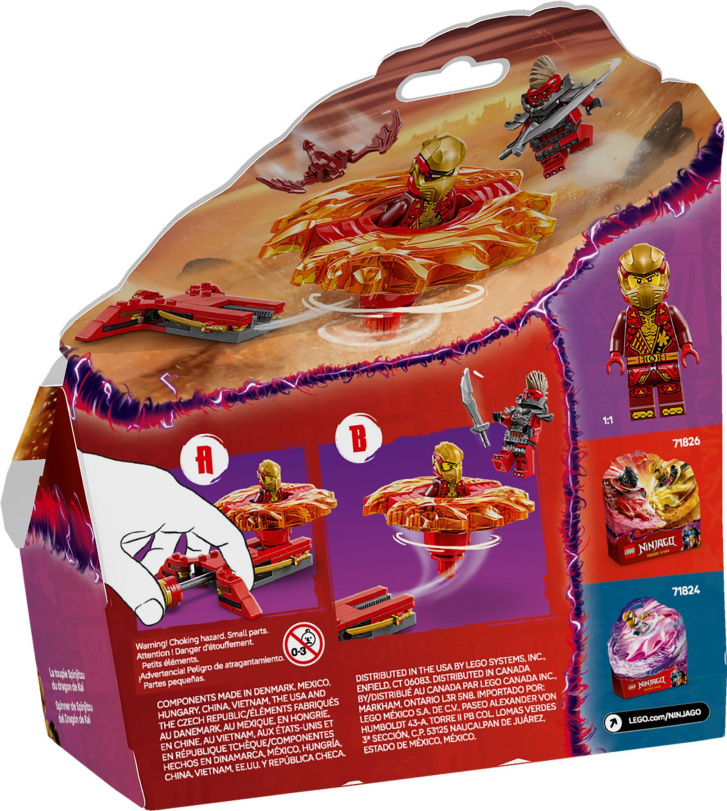 71823 Lego Ninjago – Kaiov dračí Spinjitzu spinner