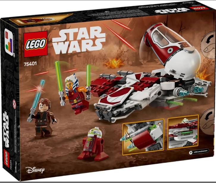 75401 Lego Star Wars – Ashoka a jediská stíhačka Interceptor™