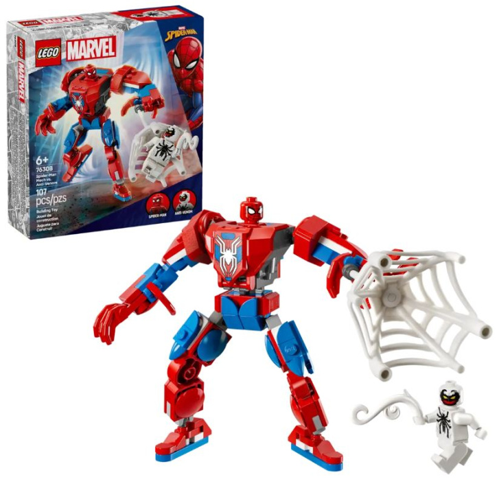 76308 Lego Marvel – Spider-Man v robotickom obleku vs. Anti-Venom