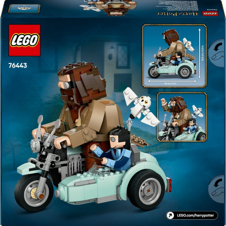 76443 Lego Harry Potter – Hagrid™ a Harry na motorke