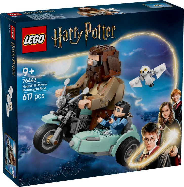 76443 Lego Harry Potter – Hagrid™ a Harry na motorke