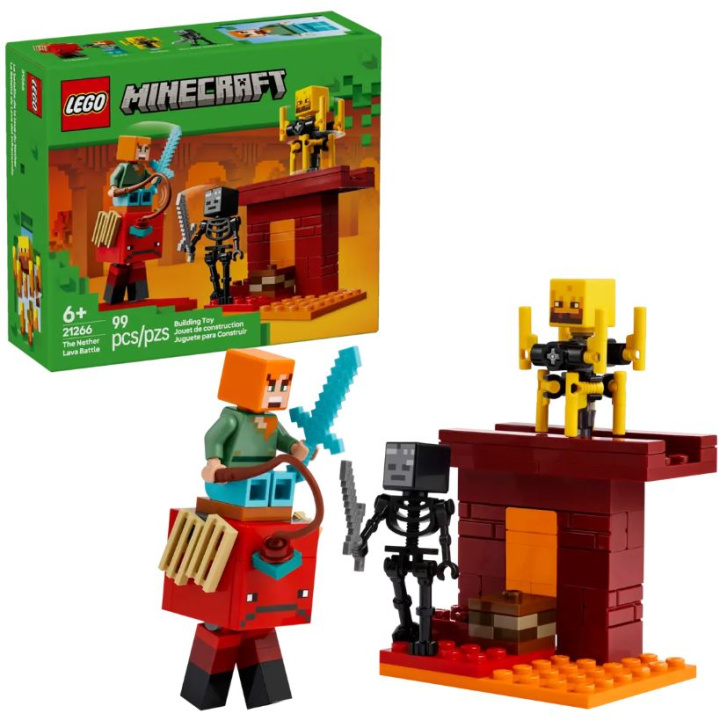 21266 Lego Minecraft – Lávová bitka v Netheri