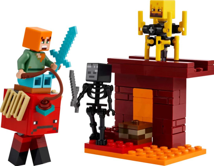 21266 Lego Minecraft – Lávová bitka v Netheri