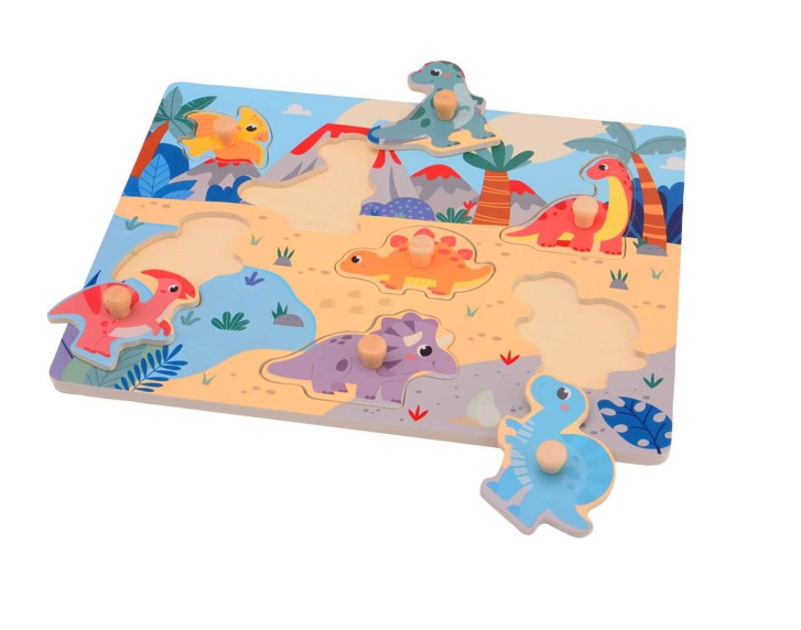 Drevené puzzle – Dinosaury