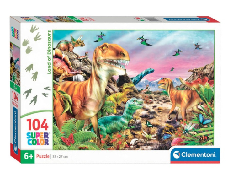 Puzzle 104 – Krajina dinosaura